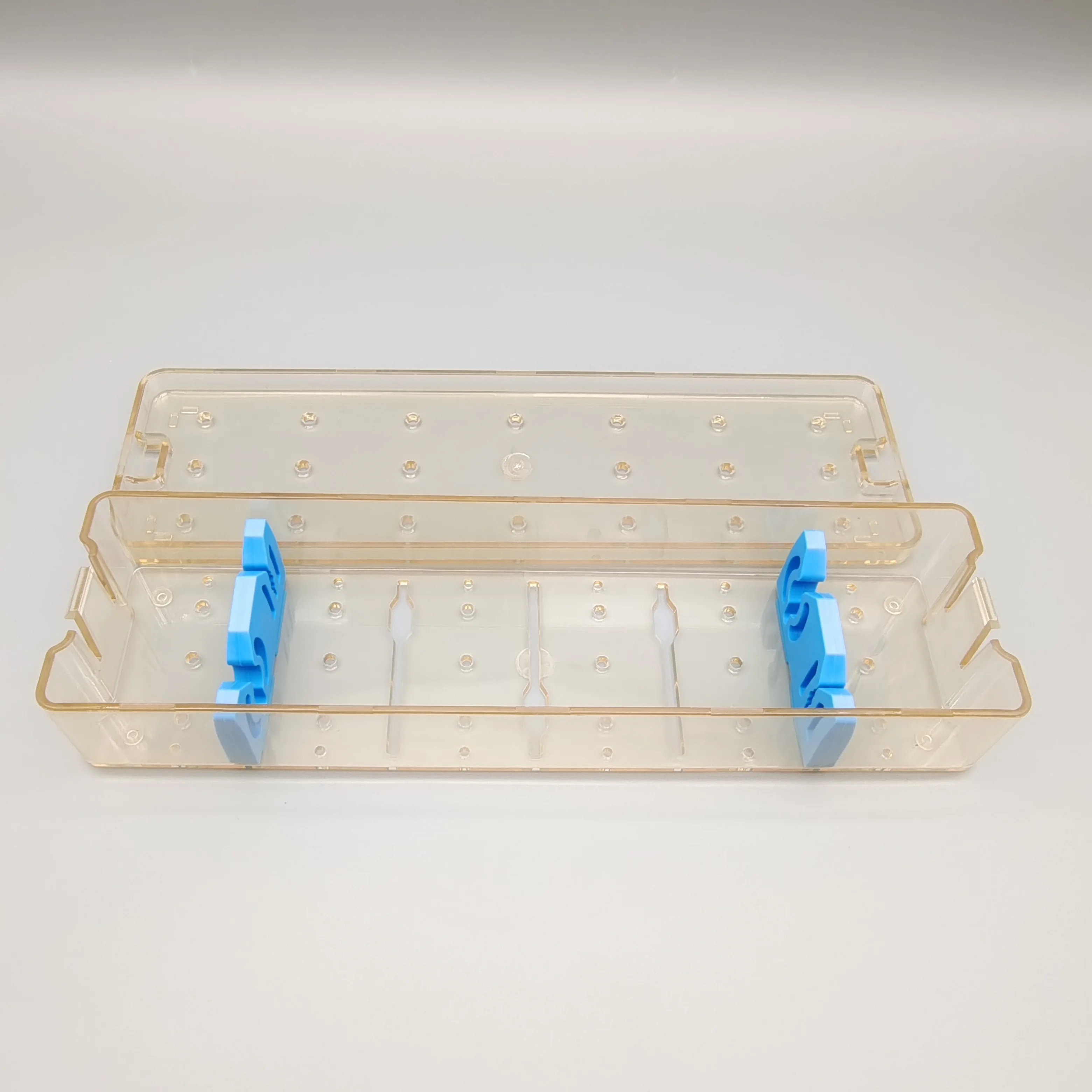 Disinfection box for laparoscopic pediatric laparoscopy and hysteroscopy High polymer disinfection box