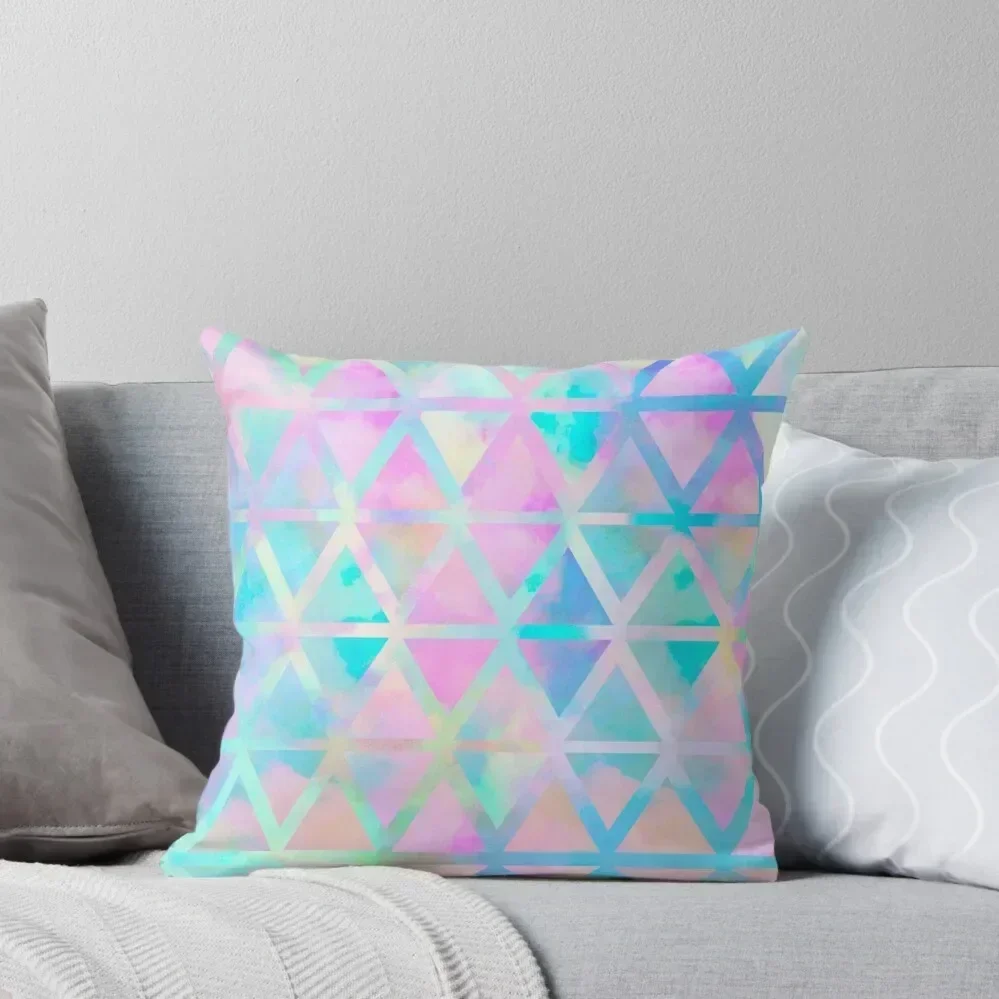Pink pastel aztec pattern Throw Pillow Sitting Cushion Room decorating items pillowcases for sofa cushions pillow