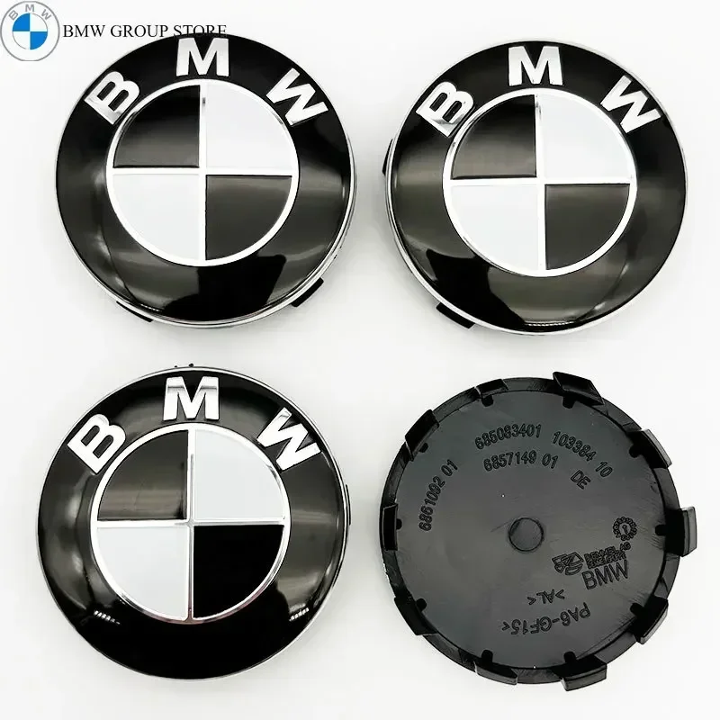BMW GROEP 4 Stuks 56MM 68MM Auto Wiel Center Hub Cover Caps Voor BMW M M5 E39 E46 E60 E90 F01 F10 F30 G01 G20 G21 G30 G11 F15 X5 X3