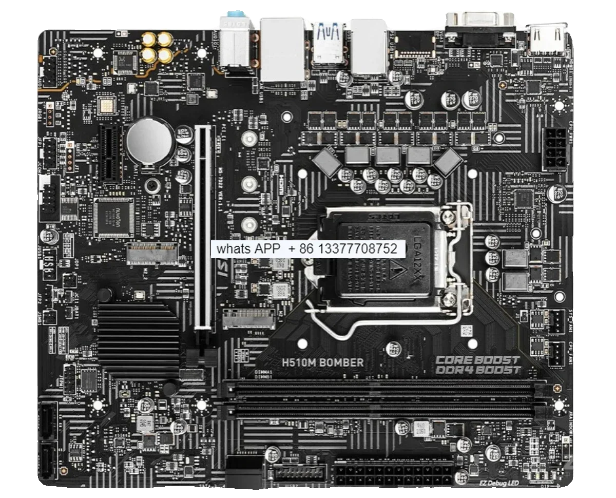 H510m Bomber Supports 10-Generation 11-Generation Cpu with M.2 Interface Hdmi