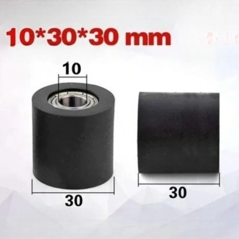 Multi-size PU Polyurethane Silent Pulley Plastic-covered Rubber Bearing Pulley