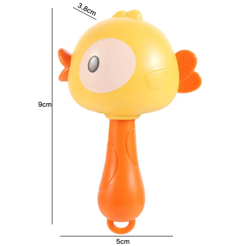 

Kawaii Plastic Children Frog Sand Hammer Soft Interactive Instrument Sand Hammer Potable Appease Duck Sand Hammer Gift