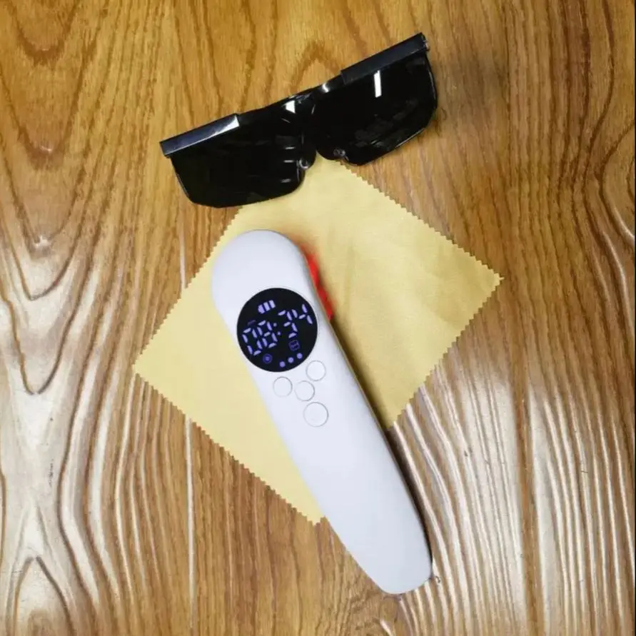 

Multi-Probe Cold Laser Therapy Unit 3x808nm 14x650nm NIR Red Light for Whole Body Pain Management and Tissue Healing