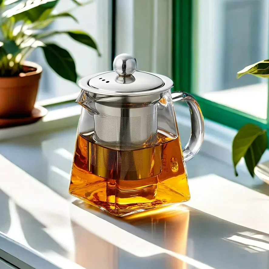 Glass Water Pots & Kettles Teapot With Infuser Water Filters Pitcher Water Filter Cartridges Coffee & Tea Accessories