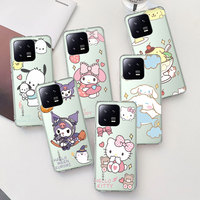 Kuromi Cute Melody Case for Xiaomi Mi 9T 11T 11 10T 12 12X 12T Pro A2 13 9 CC9 A3 CC9E 10 11i 5X A1 8 Lite TPU Soft Phone Cover