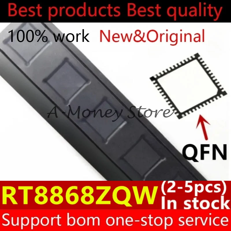 

(2-5pcs)RT8868ZQW RT8868 QFN-48