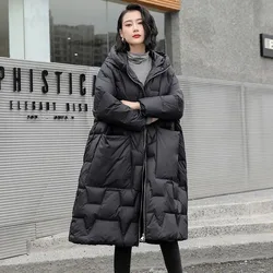 2023 New Women Down Cotton Coat Winter Jacket Female Long Pattern Parkas Given To Philandering Outwear Large Size Overcoat