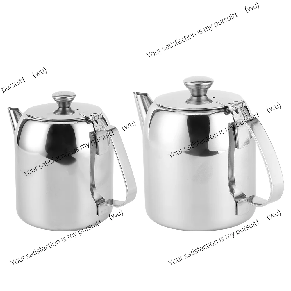 500/850Ml, stainless steel coffee pot, short mouth, suitable for homes, hotels, restaurants