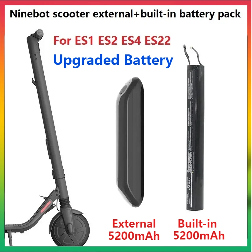 

Upgraded Ninebot ES1 ES2 ES4 Battery Smart Electric Scooter Built-in Battery Assembly 36V 5200mAh Scooter Power Supply