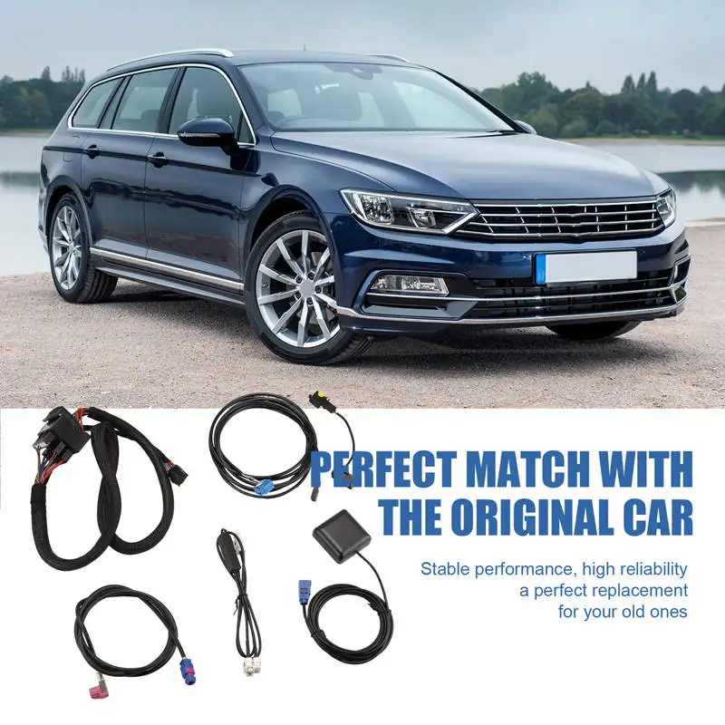 For VW Golf 7 MK7 Passat B8 MQB TIGUAN POLO 6C MIB Radio Adapter Cable Wire Harness Testing Platform With 2 To 1 Cable