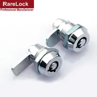 Mini Cabinet Tubular Cam Lock Pinball Lock Attendance Lock Game Machine Lock Communication Cabinet File Cabinet  Lock MA094 G