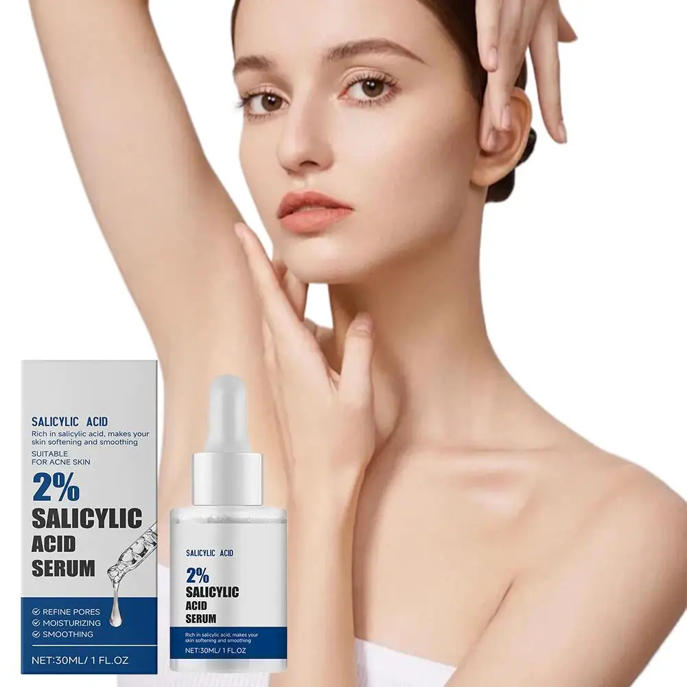 2% Salicylic Acid Acne Removing Essence Mildly Nourishes Repair Facial Beauty Essence Product Pores Acne Shrink Removing M7R5 - Image 2
