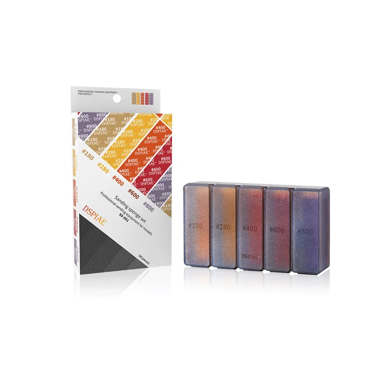 

Sponge Sandpaper Set DSPIAE Curved Surface Detail Polishing Military Affairs Model Making Tools Wide Detailed Catalogue