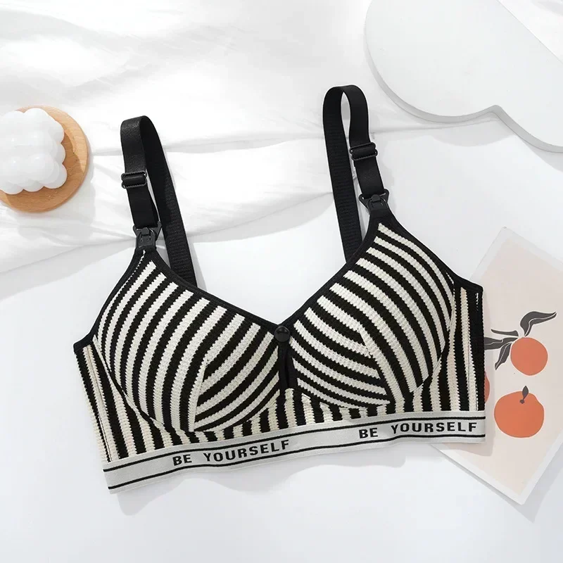 

Maternity Bras Wirefree Nursing Bra Pregnancy Clothes Prevent Sagging Breastfeeding Women's Breathable Bra