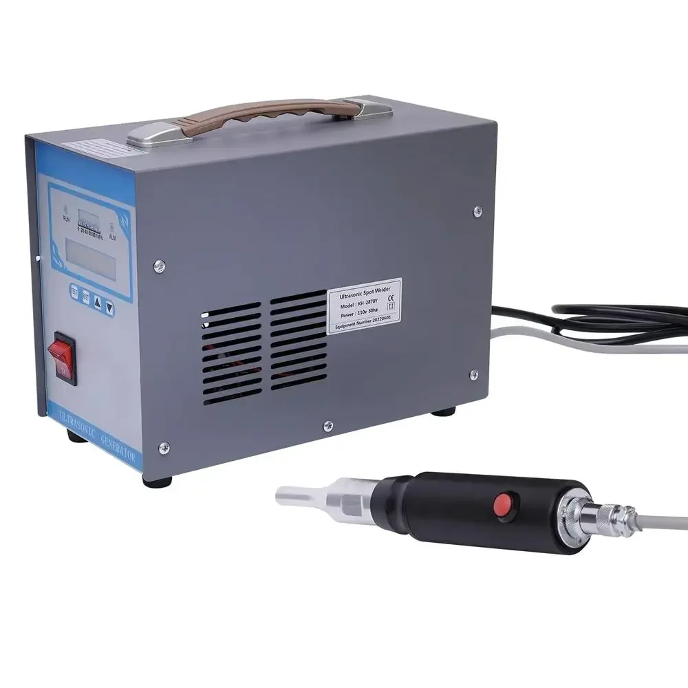 28KHz Handheld Ultrasonic Welder Portable Plastic Spot Welding Machine 700w AC110V ABS/PP/PE Joint Riveting Sealing Screw