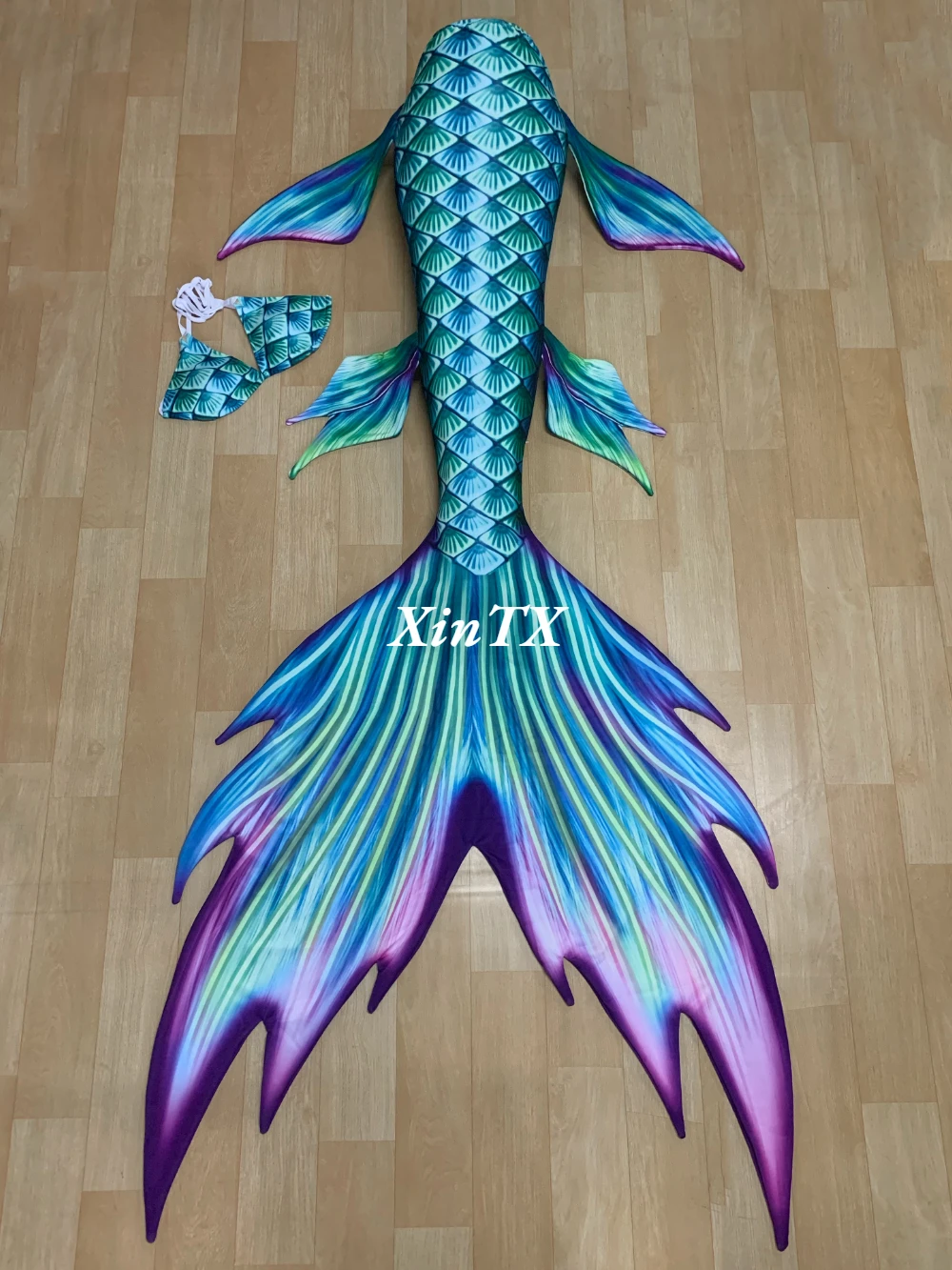 2023 Diving Adult Mermaid Tail Women Men HOT Black Pearl Big Kids Beach Costumes Swimsuits Bikini Cosplay Polyester Fiber Sport