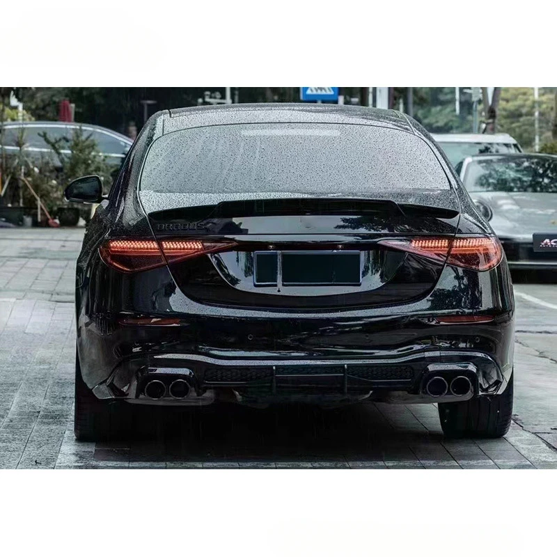 

Спойлер заднего бампера из карбона Fengxuan для Mercedes-Benz S-Class W223 Brabus, модель 2021 года и новее