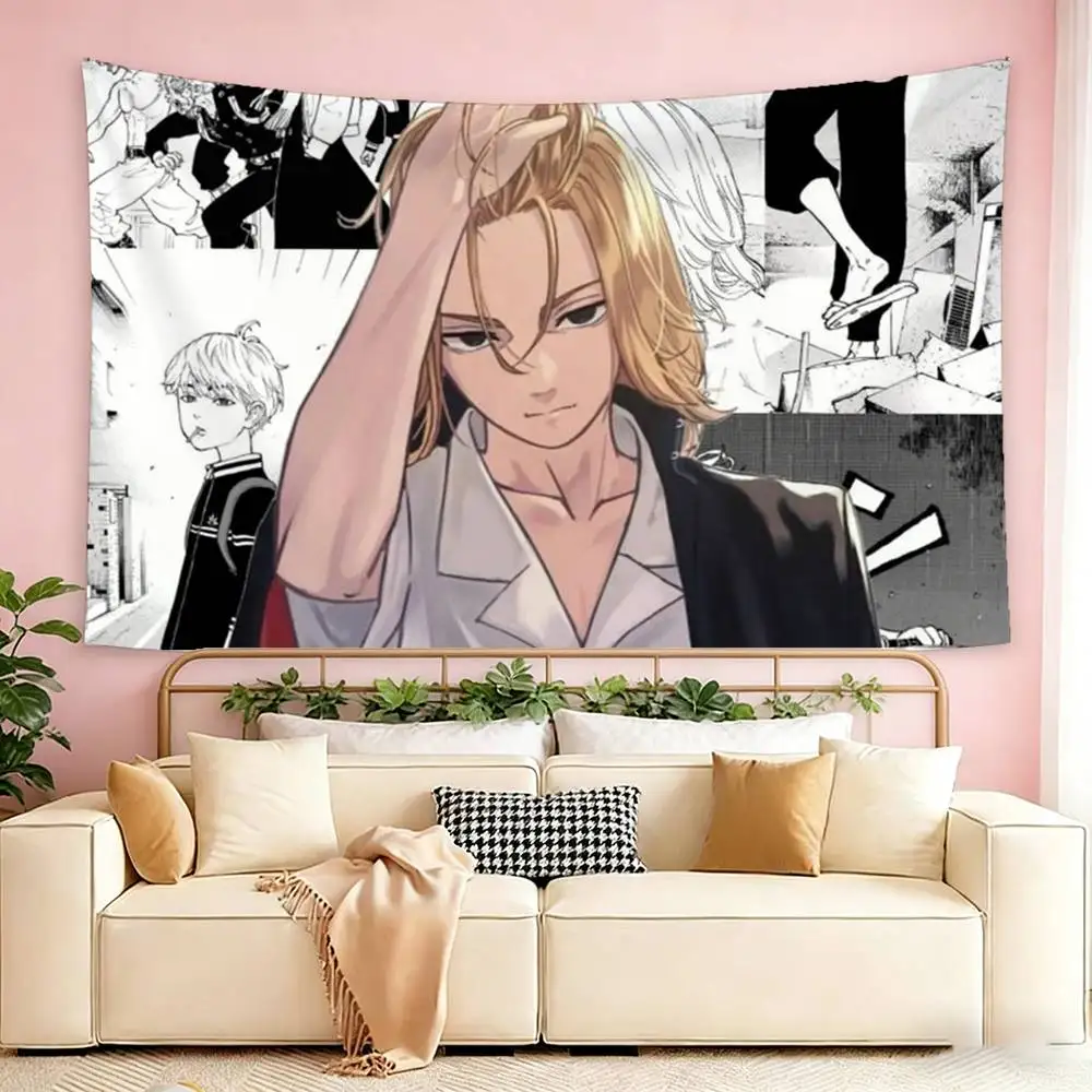 T-Tokyo r-Revengers Mikey flag Suitable For Party Club Outdoor Interior Wall Decoration Banner Fans