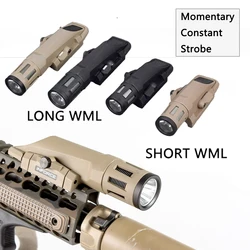 Tactical INFORCE WML GEN Long Short LED Flashlight Airsoft Hunting Weapons Light 20mm Rail Scout Rifle AR15 AK47 Accessories
