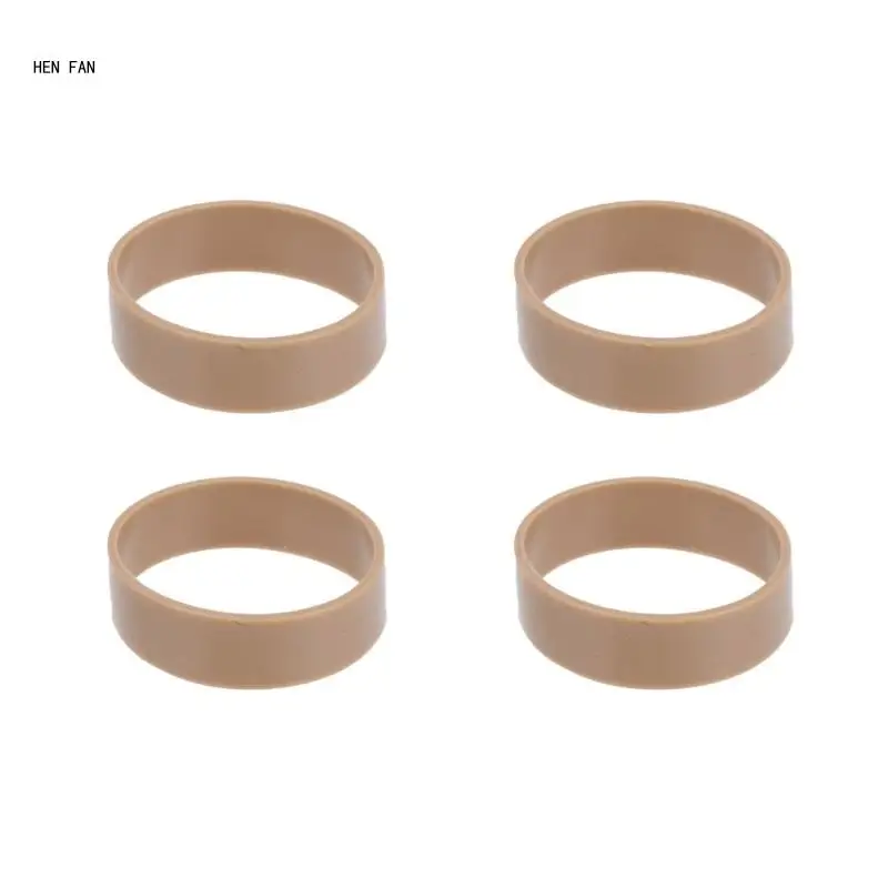 4Pcs/set Tactic Rubber Bands Heavy Duty Rubber Bands Black Thick Rubber Bands M89D