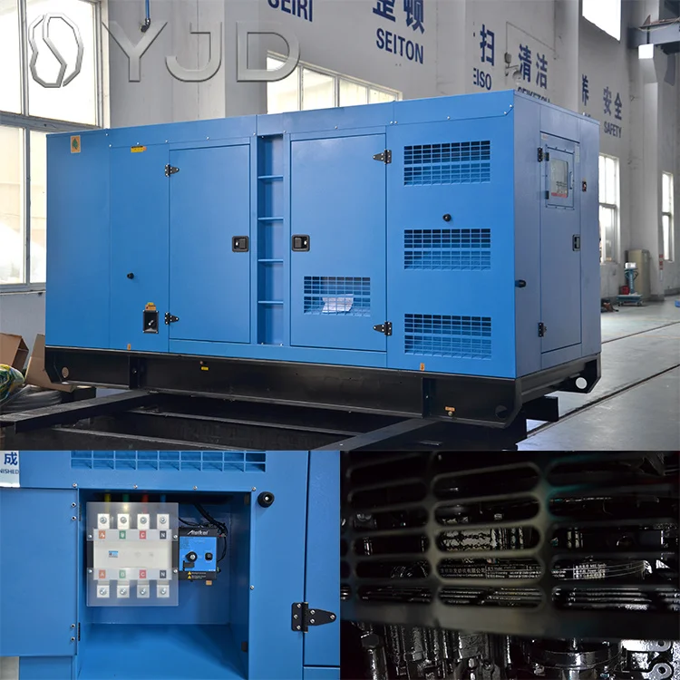 Wei-chai China Wholesale Silent Running Diesel Generator Sets 450kva 360kw 60Hz with ATS Water-Cooled 100% Efficiency