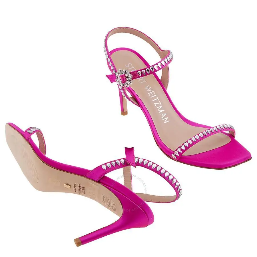 ستيوارت وايتزمان |   صندل فلامنغو للسيدات 85 من الأحجار الكريمة