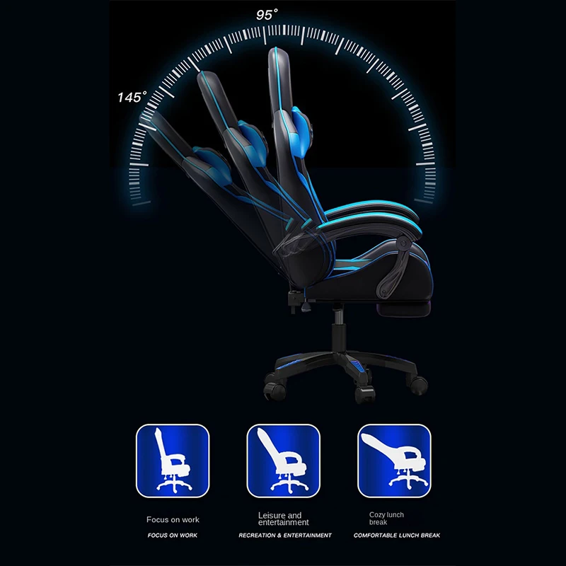 Gaming Chair with PU Leather a - مراجعة Rgb Gaming Chair وسعره