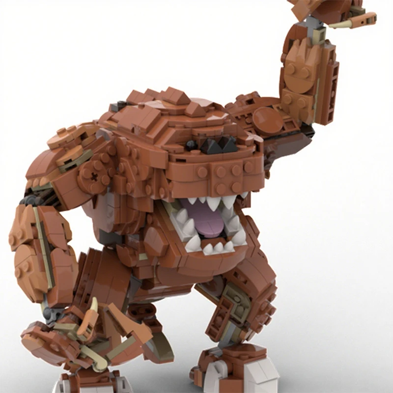 

894 шт. MOC Rancor, строительные блоки, рождественский подарок, STEM, обучающие вдохновения, неограниченное количество творчества для семьи