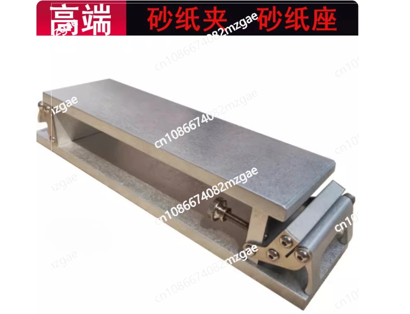 Aluminum Alloy Sandpaper Holder DIY Leather Knife Sharpener Abrasive Paper Sander Grinder 230x70MM