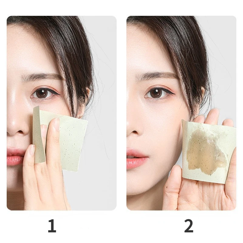 300pcs Face Oil Absorbing Sheets Paper Control Blotting Absorbent Paper Cleaner Matting Face Wipes Beauty Makeup Tools Chamomile