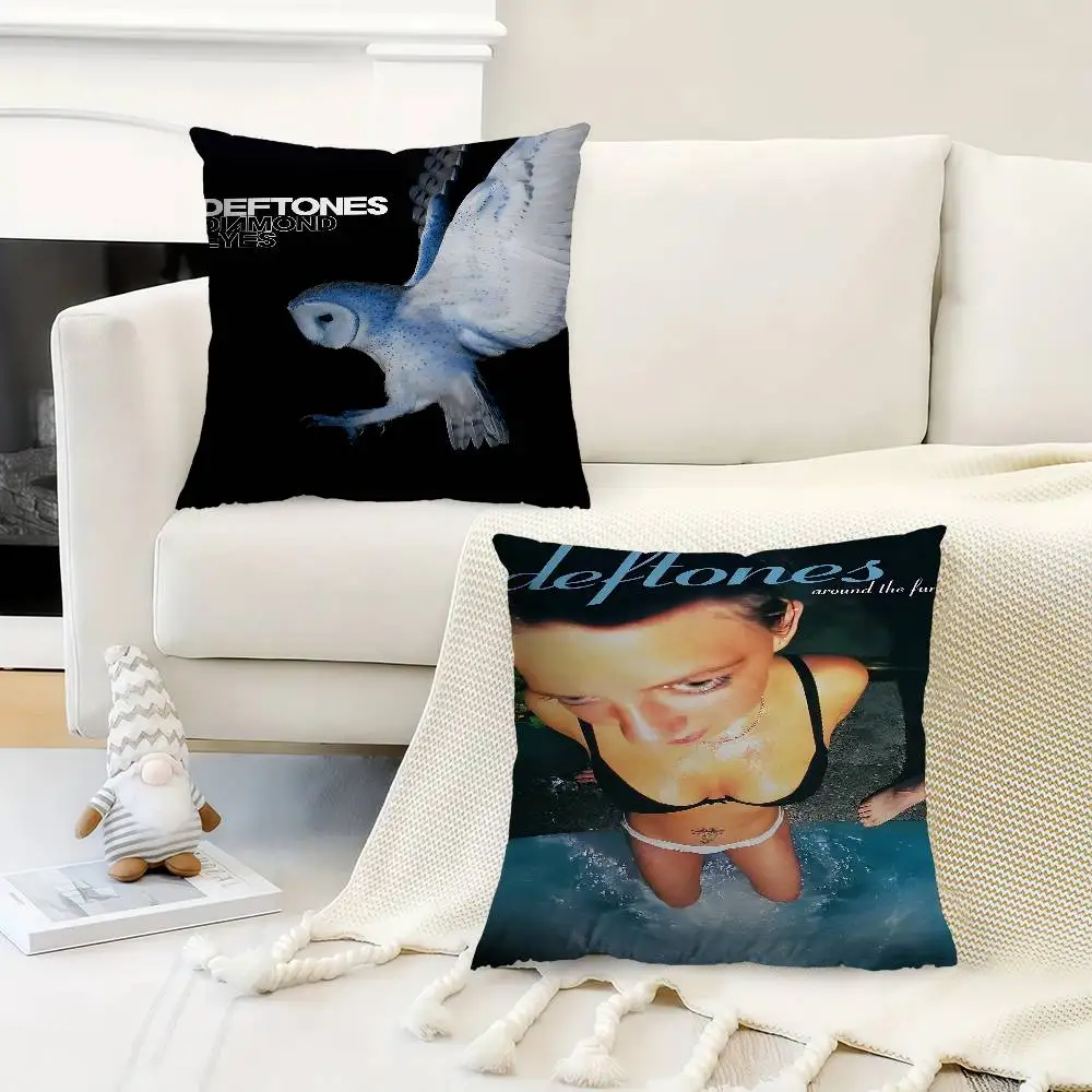 

Lassic Hip Hop Star Deftones Music Album Pillow Cover Sofa Cushion Cover Home Room Decoration Children Gift