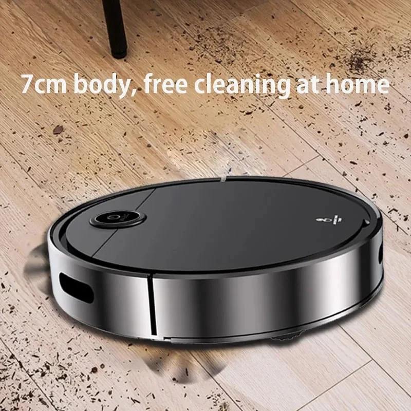 2024 New 5-In-1 Intelligent Sweeping Robot Automatic Recharge Remote Control With Water Tank Strong Suction Vacumn Cleaner