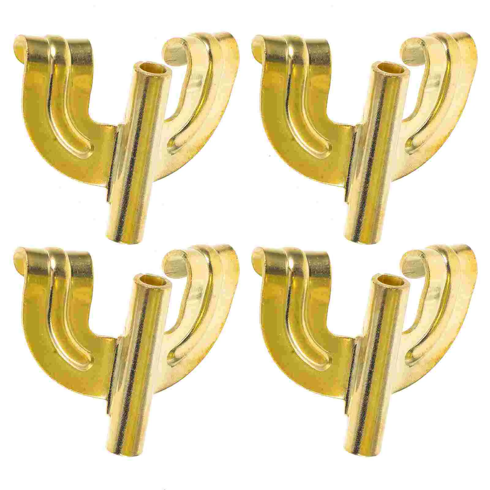 4 Pcs Drum Kit Tightening Wire 4pcs (gold) Cajon Bass Metal Tuner Tool Accessory