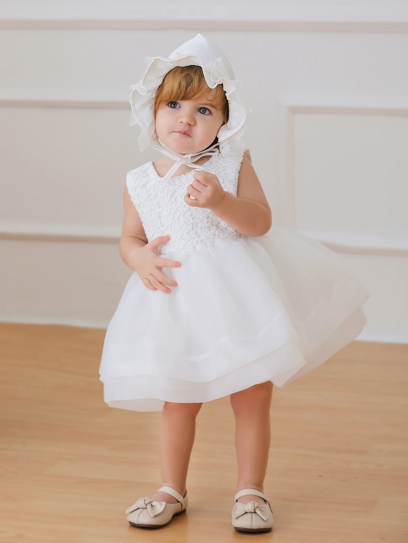 Baptism Lace Baby Dress Girls With Big Bow 1 Year Infant Christmas Dress Girl Baby Birthday Dress