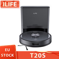 Ilife T20S Robot Vacuum Cleaner, 5000Pa Suction Power, 260Mins Runtime, Self-Emptying Station System, Lds Navigation App Control