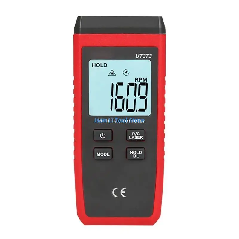 

Y08D Digital LCD Tachometer Professional Handheld Non-Contact Tachometer Tach Rotate Speed Meter High Resolution for Motors
