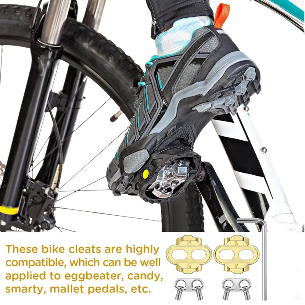 Bicycle Cleats Premium Pedals Cleats Mountain Bike For Crank Brother For Eggbeater Candy Smarty Mallet Pedal Bike Accessories