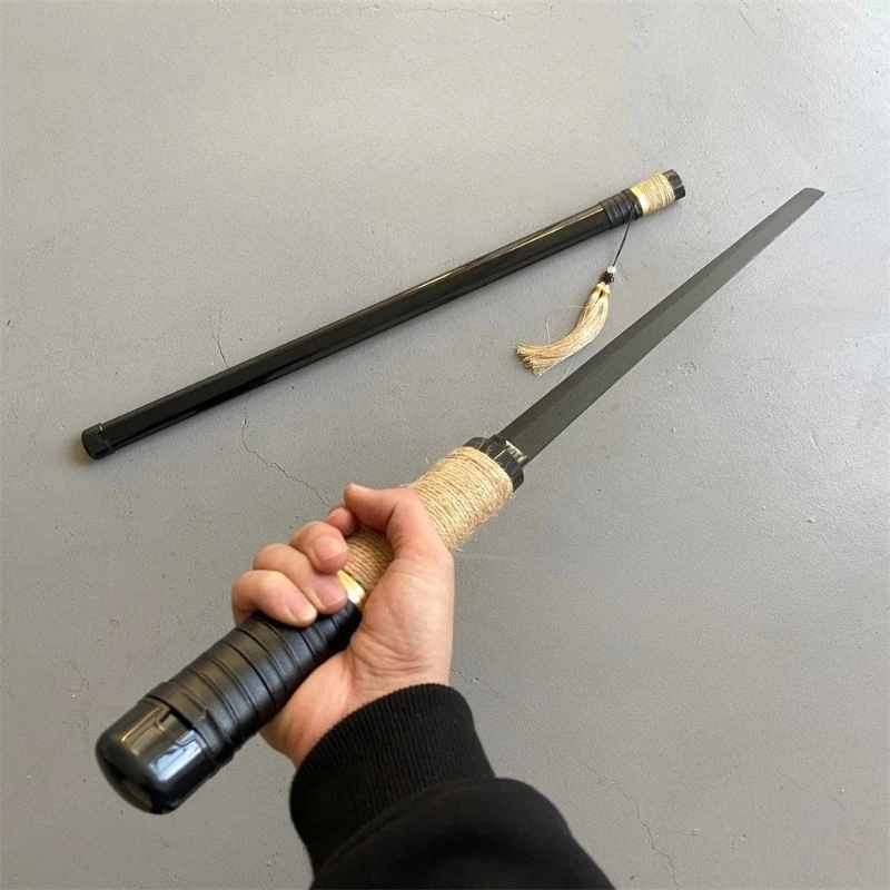 ดาบซามูไรไม้ไผ่ 101 ซม./39.76 นิ้ว พร้อมปลอกดาบ ของตกแต่ง ของเล่นคอสเพลย์ อุปกรณ์เสริมอนิเมะ ของขวัญสุดฮา