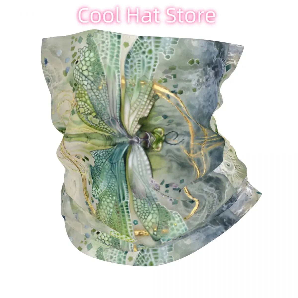 

Dragonfly (6) Bandana Neck White Scarf Multi-use Headwear Fishing Unisex Adult Winter