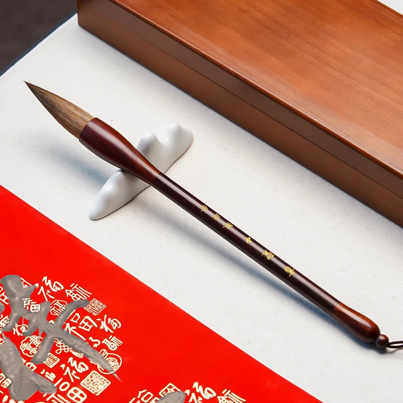 Large Bucket Calligraphy Brush pen Chinese Couplets Fu Character Brushes Beginner Regular Clerical Running Script Writing Tool
