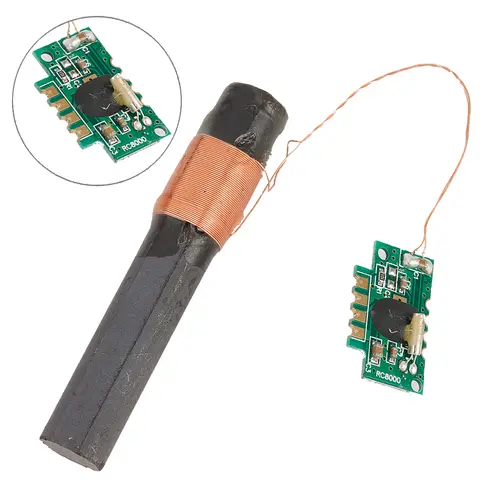 1PC DCF77 Receiver Module Integrated Circuit Radio Time Module Arduinos Module DCF77 Microcontroller Radio Module Antenn 60x10mm