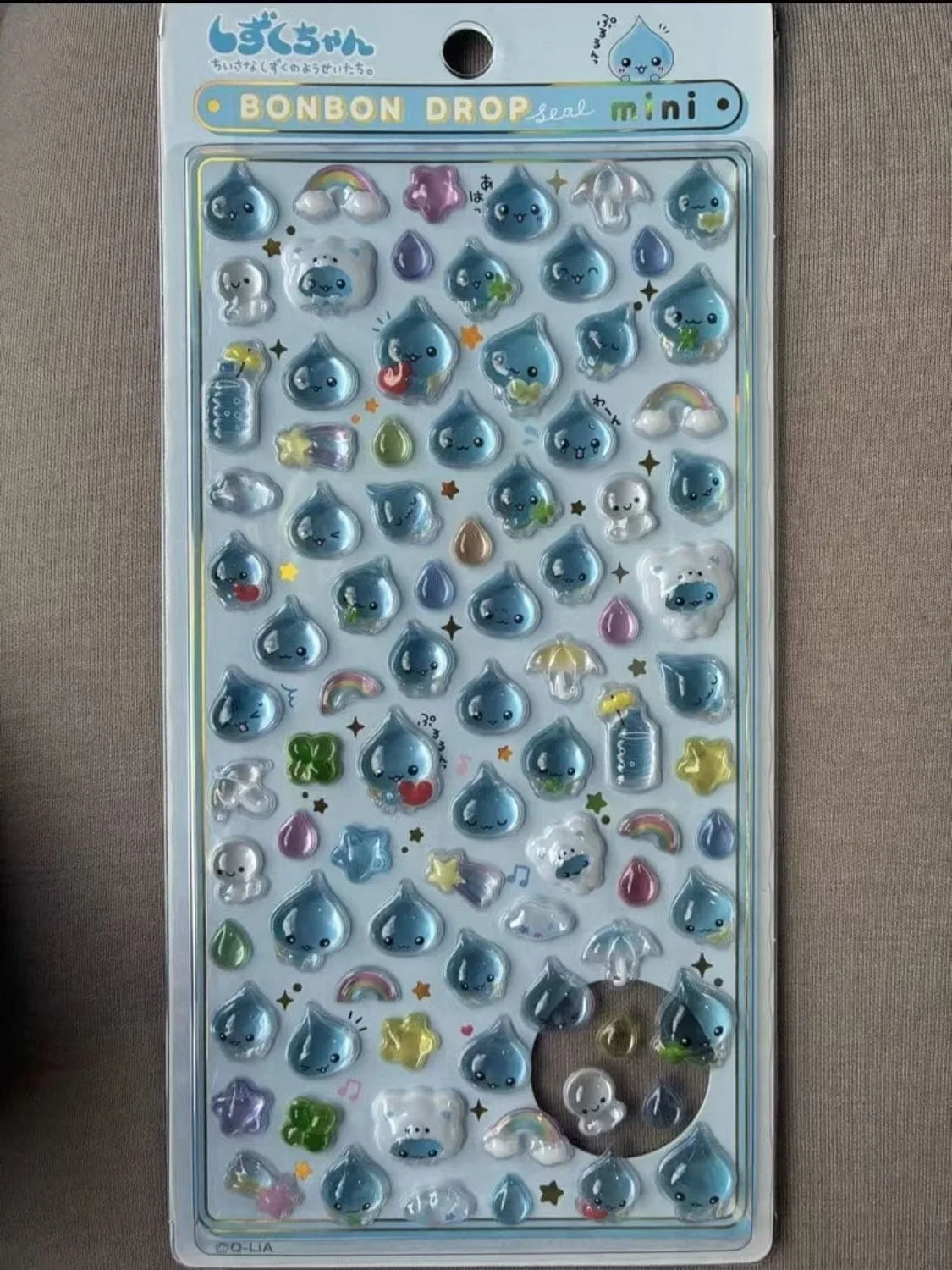 2026 Kleine Wassertropfen-Sauce Mini Dreidimensionale Aufkleber Geprägte 3D-Cartoon-Sticker Dekorative Solide Wasserfeste Aufkleber