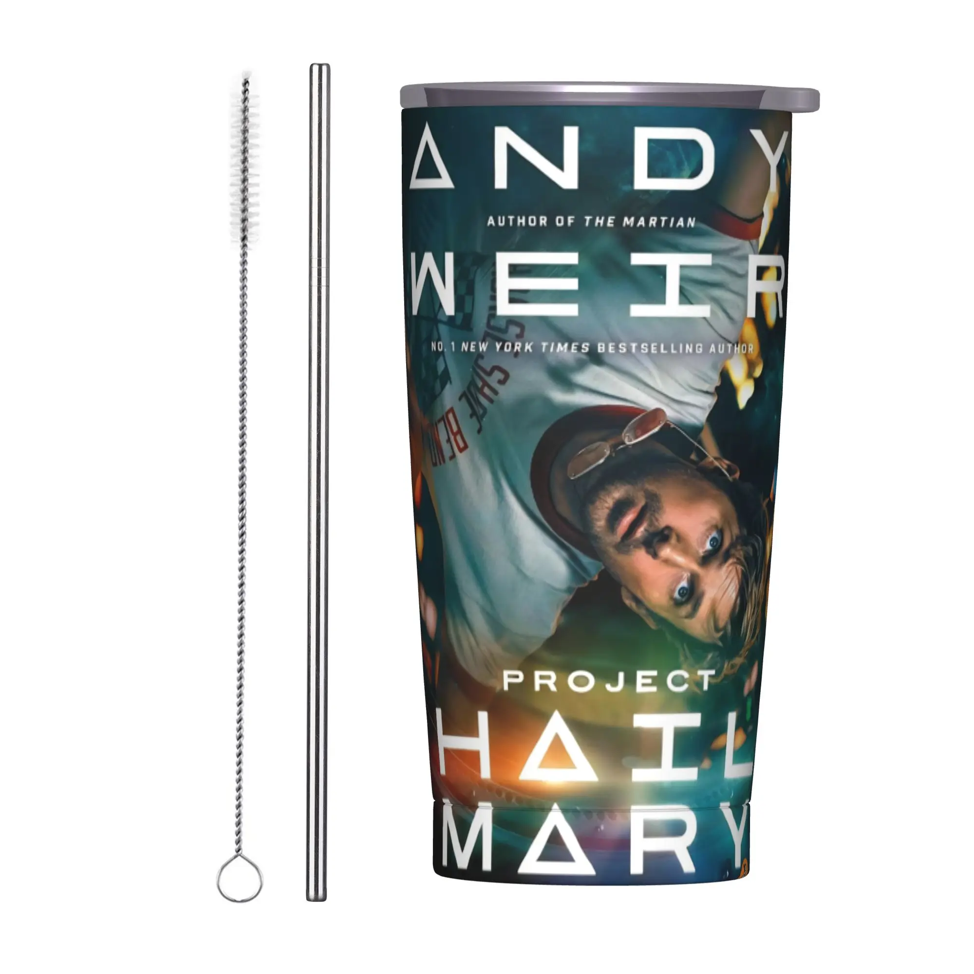 Project Hail Mary Movie 2026 Tumbler Vacuum Insulated  Coffee Cups Vacuum Flask Smoothie Tea Mugs Water Bottle 20oz