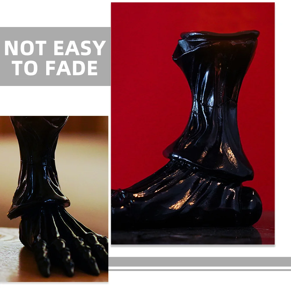 

Foot Holder Resin Resin Gothic Candlestick Halloween Party Decoration Spooky Home Decor