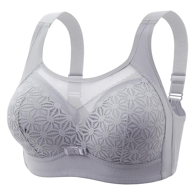 New Printed U-shaped Beautiful Back Maternity Breastfeeding Bra Comfortable Without Steel Ring Gathering Breathable Underwear