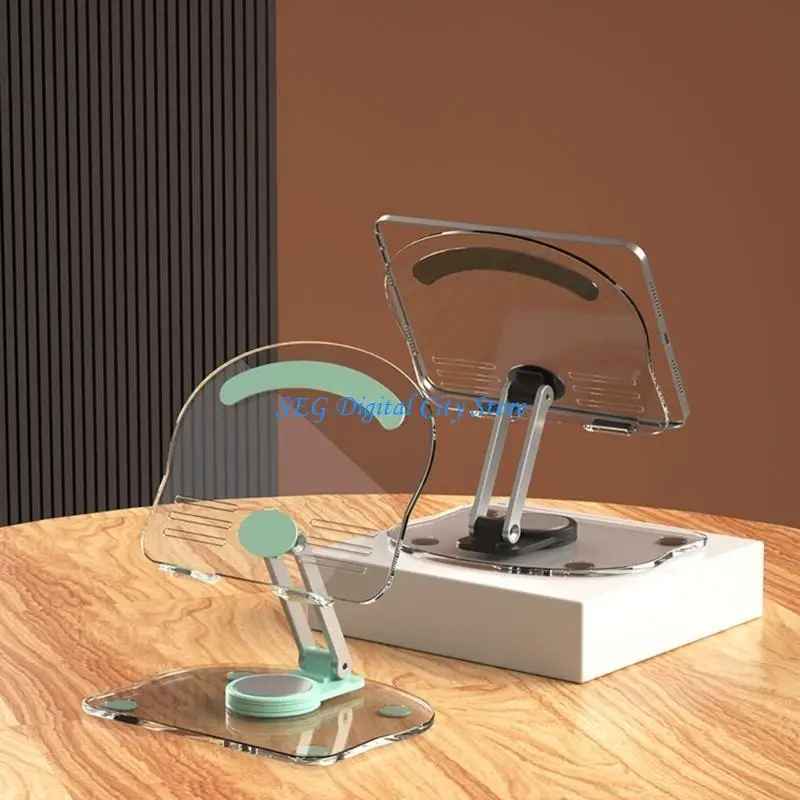 U75B Premium Acrylic Desk Stand Holder for Phones and Tablets Adjustable