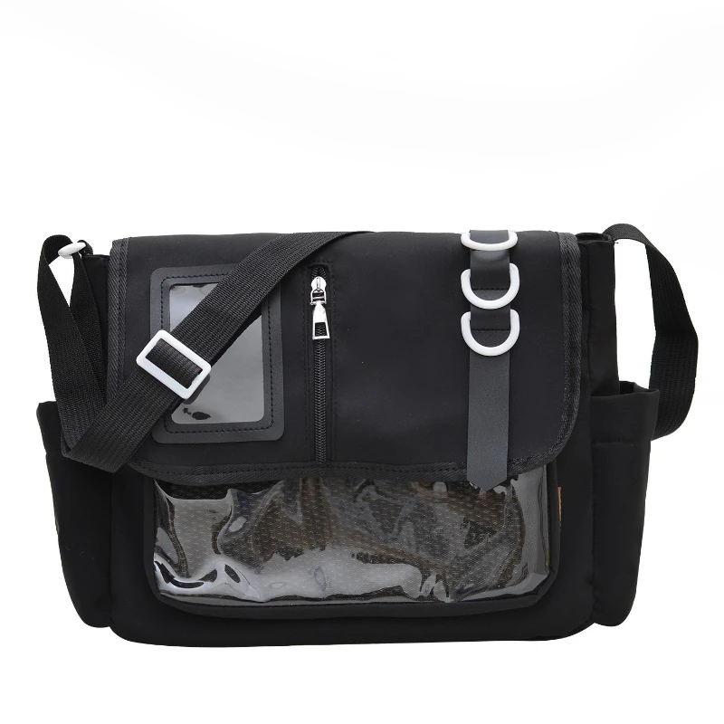 Y2K اليابانية لتقوم بها بنفسك شارات عرض Plaat Ita Harajuku Schooltassen ل Meisjes جديد شفاف Itabag Schouder Crossbody Tas