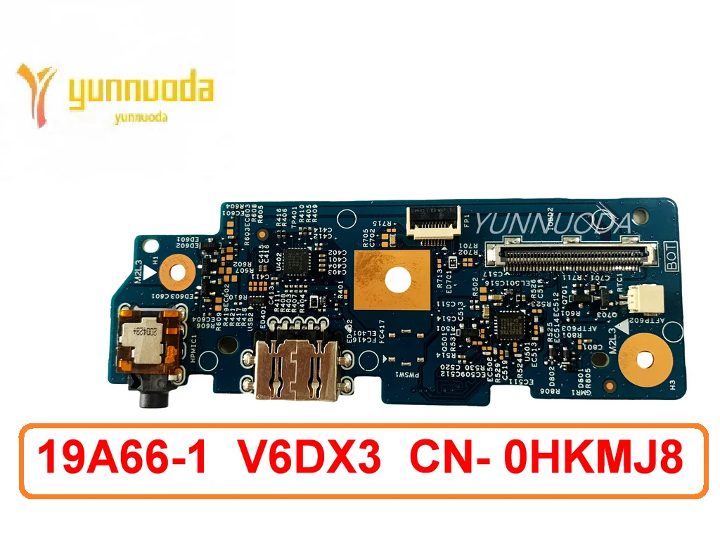 19A66-1 for Dell Inspiron 7506 2-in-1 Black USB  Audio Port IO Circuit Board    V6DX3  CN- 0HKMJ8 100% tested good