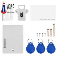 A29F-Digital Cabinet Intelligent Electronic Locks Invisible Sensor Lock EMID IC Card Drawer For Wardrobe Furniture Hardware