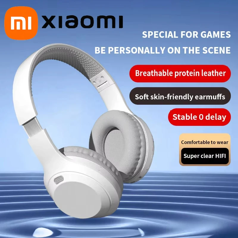 

Новые беспроводные наушники Xiaomi, Bluetooth5.3, складные наушники, 40 мм, драйвер, игровая музыка, стереогарнитура с микрофоном